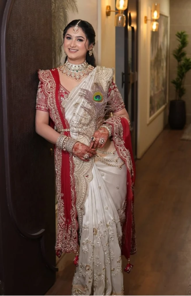 Saree draping