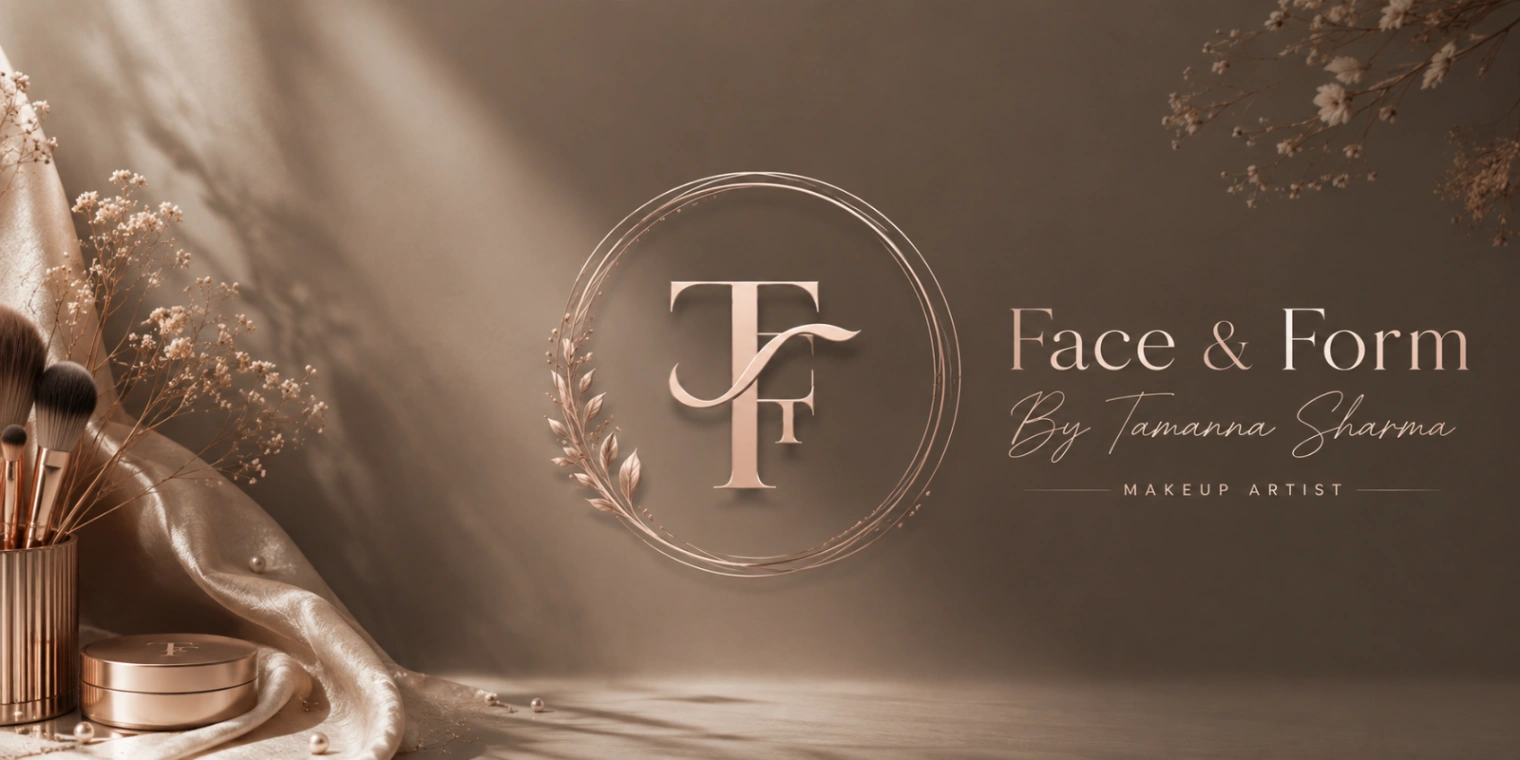 Bridal makeup by Face & Form by Tamanna
