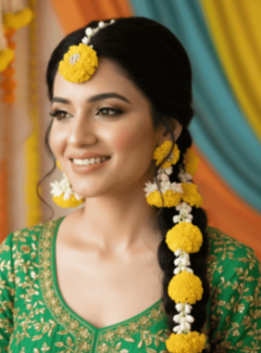 Mehndi makeup