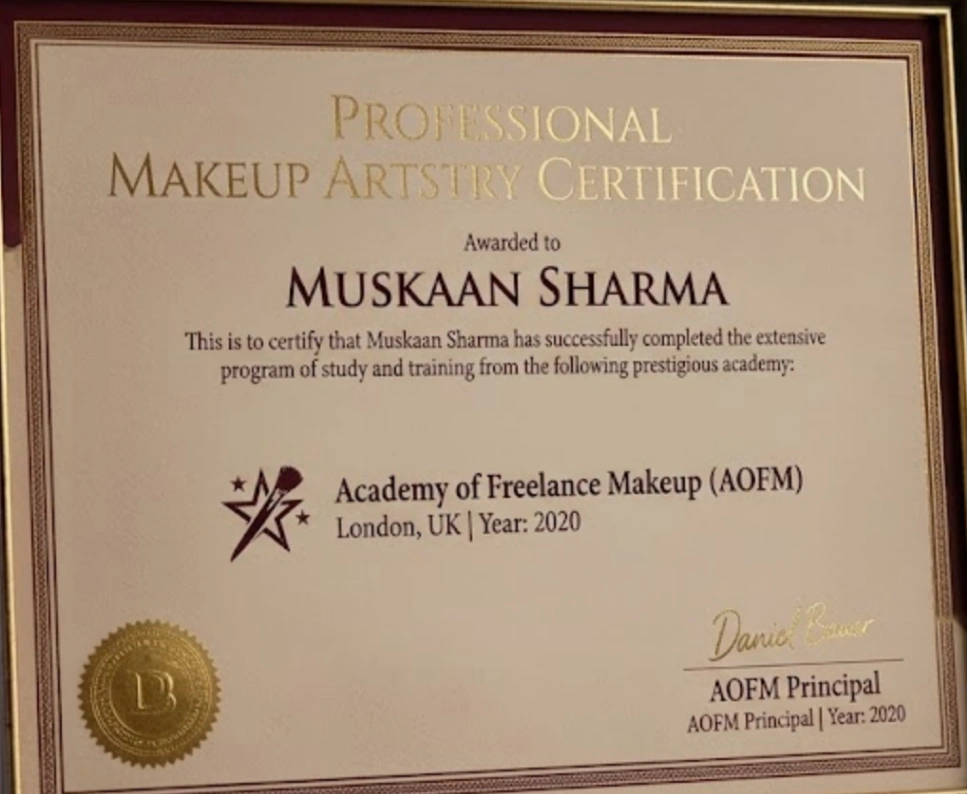 Academy of Freelance Makeup (AOFM), London, UK
