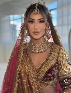 Bridal makeup photo